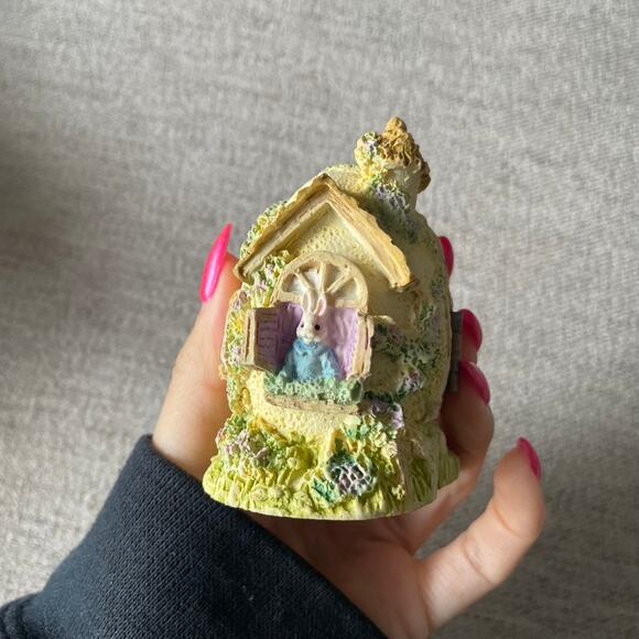Vintage Miniature Hinged Diorama Hidden Easter‎ Egg House Pastel Decor - Picture 2 of 3